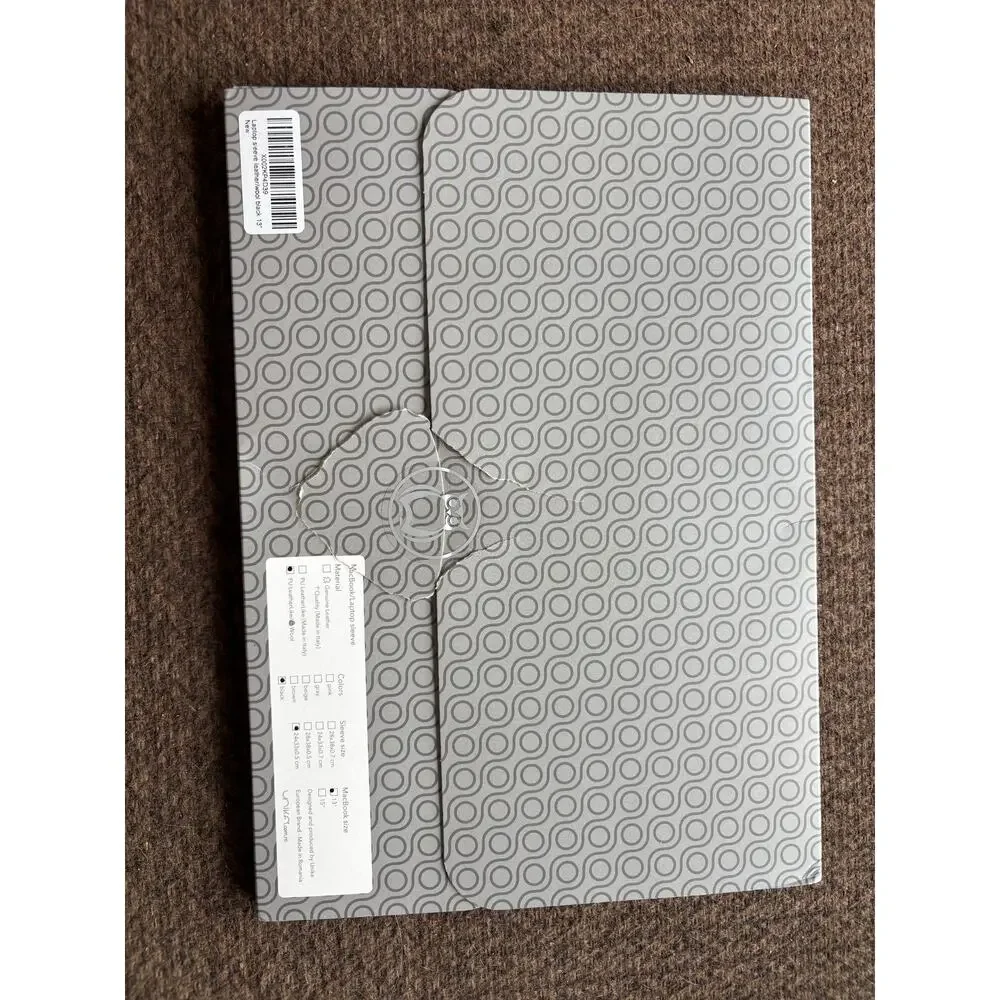 Slim PU Leather Laptop Sleeve 13 Inch MacBook Air Soft Touch Pro 2020 iPad NWT